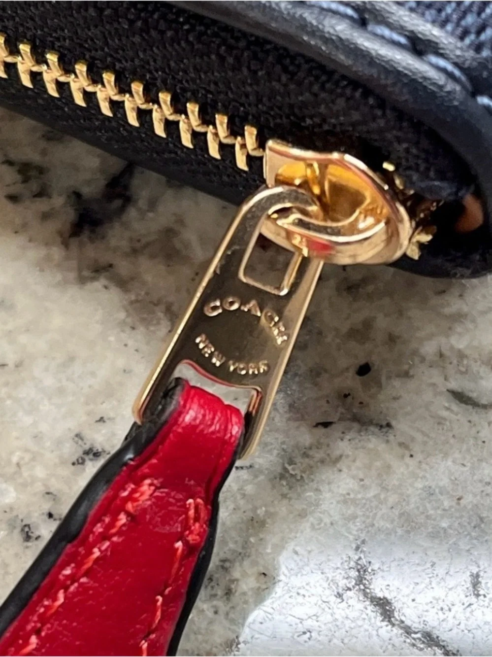 Coach Jacquard Zip Around Closure Wallet (NWOT)